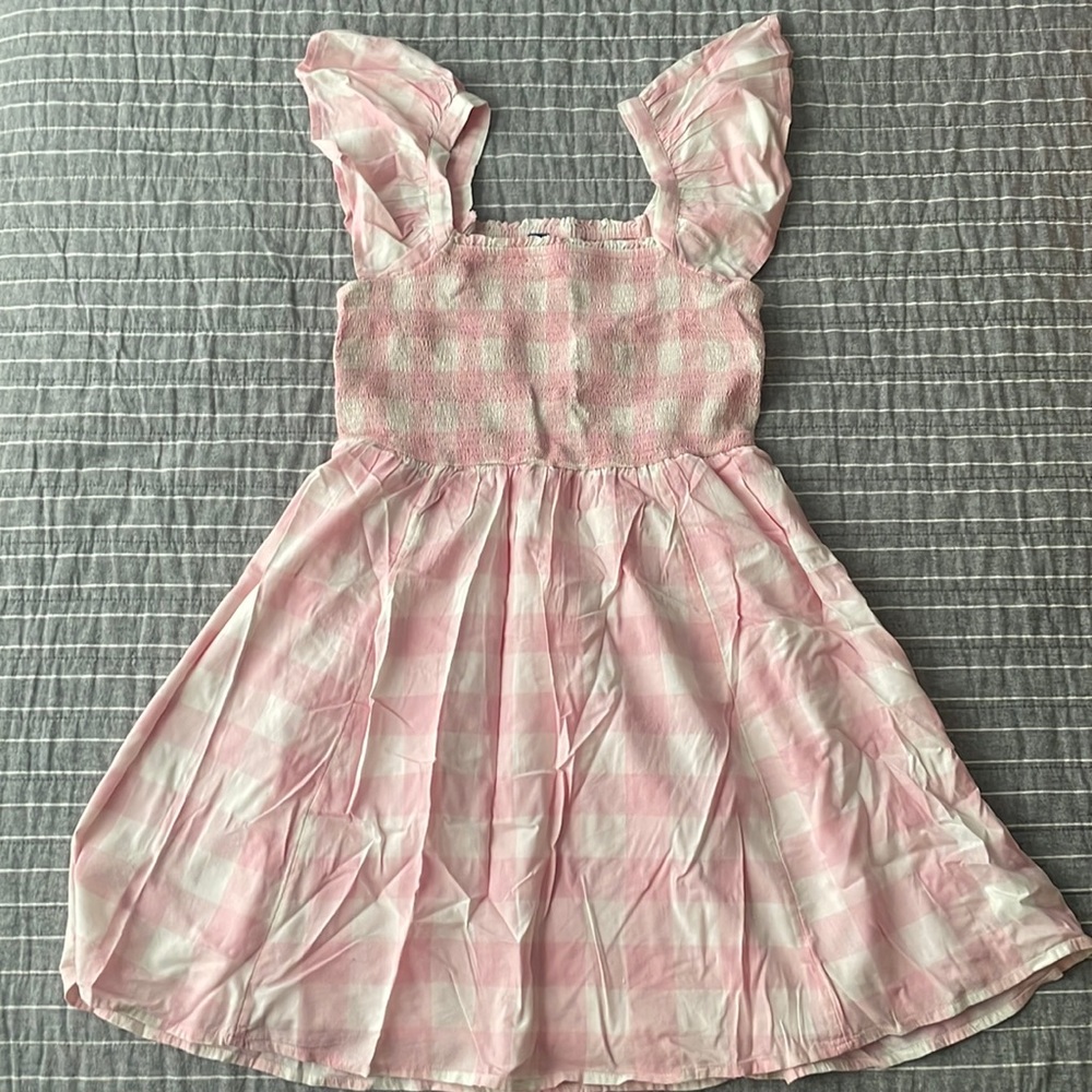 Pink short dress